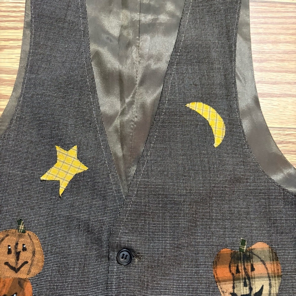 Vintage Halloween Vest Large - Picture 4 of 8